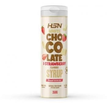 Sirope Sin Azúcar ni Grasa de Chocolate Blanco y Fresa