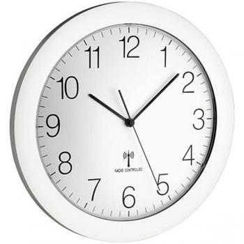 TFA-Dostmann 60.3512.02 Orologio da Parete e Tavolo Cerchio Bianco