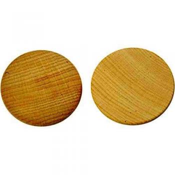 Boutons en bois, 50 mm, lilas de Perse, 5 pièces