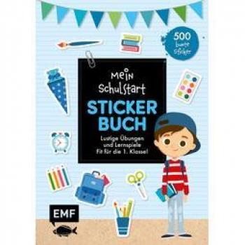 Mein Schulstart Stickerbuch (blau)