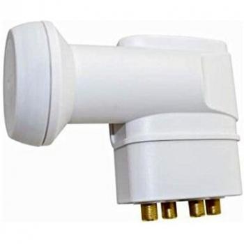 Megasat 0401098 HD-Profi quattro LNB Bianco