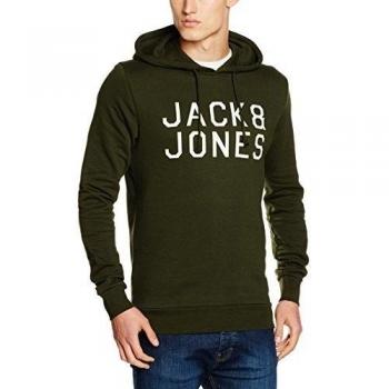 JACK & JONES Sudadera JORMULTI MX, Hombre, Verde (Rosin), L