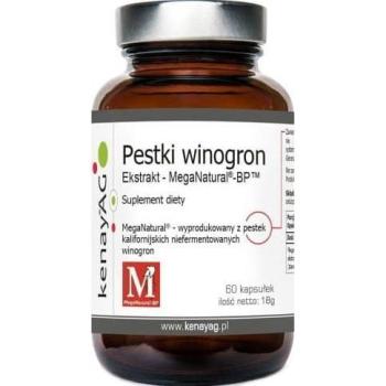 Mega Natural BP Semilla de Uva Kenay 60 Cápsulas