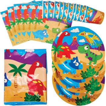 Dinosaur Themed Tableware Party Set (Per set)