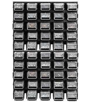 KADAX Pro Workshop Shelf Kit – 58x78 cm, Black, 50 Pack