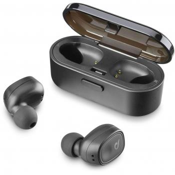 Cellularline Shadow Wireless In‑Ear Headset – High‑Resolution Audio, Tragbares Ladegerät