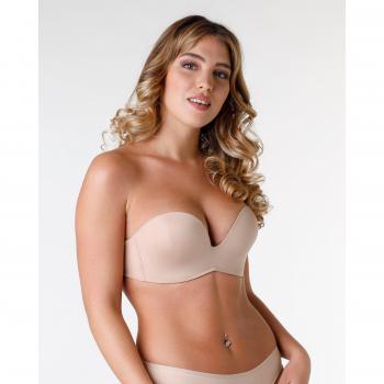 Ultimate Silhouette Invisible Strapless Push-Up Bra Nude