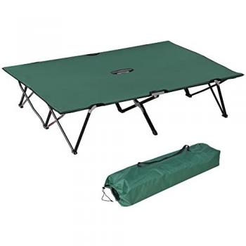 Lit de camping pliable 136 kg Outsunny