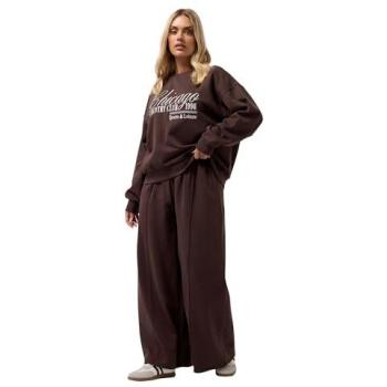 Soft Chocolate Tummy‑Control Joggers – Women's 30/32