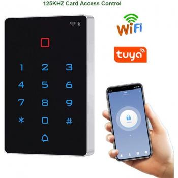 Cerradura Inteligente para Puerta con Conexión WIFI, Resistencia al Agua IP68, Lector RFID e IC Card Compatible