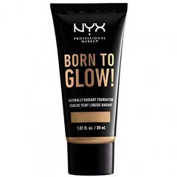 NYX Professional Makeup – Born to Glow Schillernde Foundation, veganes Produkt, Beige