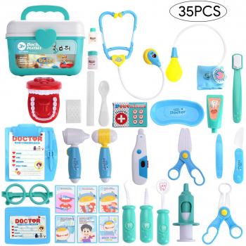 Jeu d’imitation Médecin Balnore – Set complet 34 pièces
