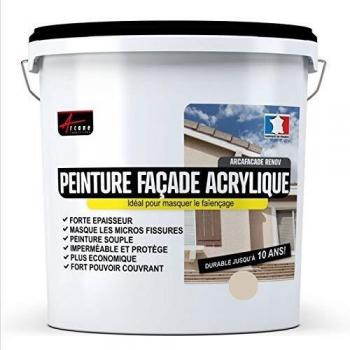 Peinture Façade Acrylique 14 Couleurs Durable jusqu'à 10 ans