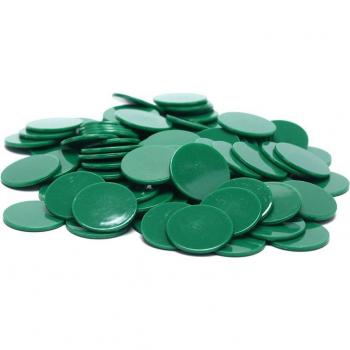 Set de tokens para juegos de mesa, 9 colores, 25 mm