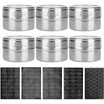 Spice Jar Labeling Set Transparent Box