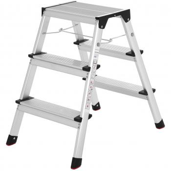 SONGMICS 3-Step Folding Ladder