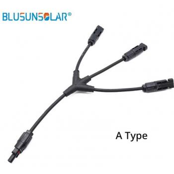 Blusunsolar 3-in-1 Solar Y Branch Connector with 4mm2 Solar Cable TUV Approved