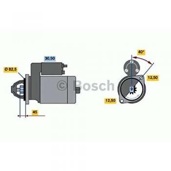 BOSCH Starter 0 986 013 350