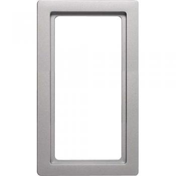Berker Q1 Abdeckrahmen 1.5-fach vertikal Aluminium
