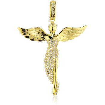 Ciondolo in Argento 925 con Angelo Custode Dorato