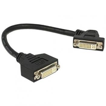 Delock DVI Kabel 24+5 Buchse 110 Grad 0,25 m