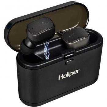 Cuffie Wireless Holiper per Smartphone e PC, Design Nero
