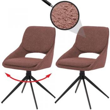 Chaises de salle à manger HWC-N73, ensemble de 2, auto-return
