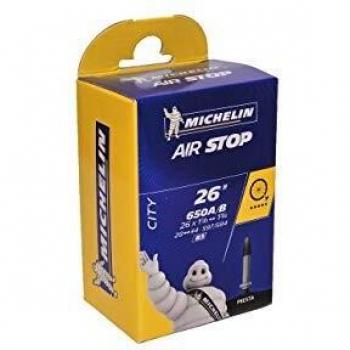 MICHELIN B3 Airstop Cámara 26 x 1-1/8-1-3/4, 650 x 28-44, válvula Presta (Fina), 40 mm