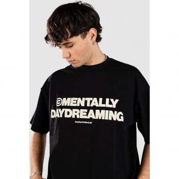 Another Cotton Lab – Mentale Fantasie T-Shirt Schwarz