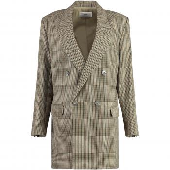 Ami Paris Women's Beige Wool Blazer | Sizes S, 2XS, XS