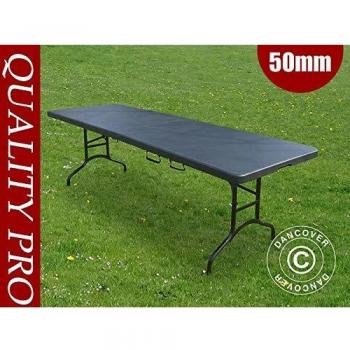 Table Pliante Dancover Pro 242x76x74cm, Noir