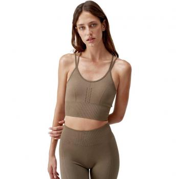 Women's Walnut XL Yoga Sports Bra