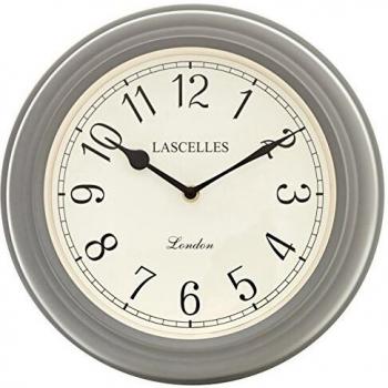 Roger Lascelles Wanduhren, Metall, Grau, 32 x 5 x 32 cm