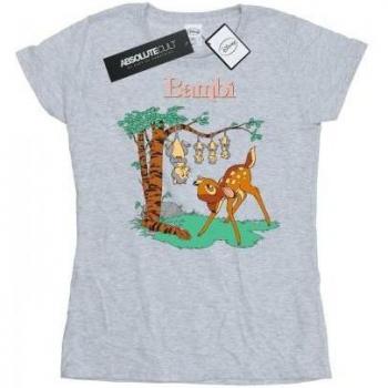 XL Disney Women’s Bambi Tilted Up Tee, White