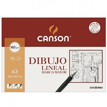Minipack 10 láminas dibujo Marca Mayor A3 160 g