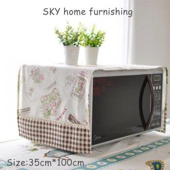 Housse décorative pour micro-ondes en style romantique