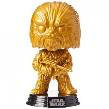 CHEWBACCA GOLD / STAR WARS / FIGURINE FUNKO POP / EXCLUSIVE SPECIAL EDITION