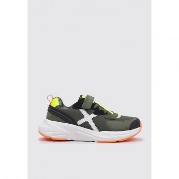 München Sneaker Mini Track VCO für Jungen, Grün, 8890100 Caqui