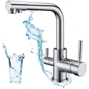 Miscelatore Gira-360° per Lavello con Acqua Potabile