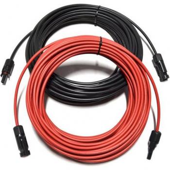 EnergieMax Solarverlängerung 4–6 mm², 2×15 m, robustes Außenband
