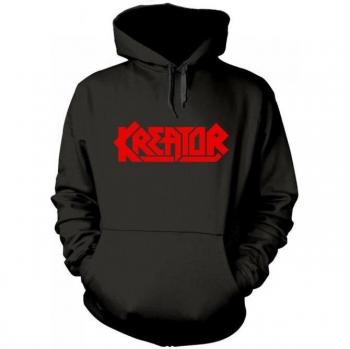 Schwarzer Kreator Logo Hoodie – Unisex Erwachsene – XXL