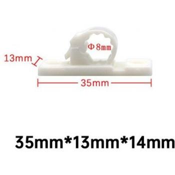 Wall Mount Wire Snap Clips – S Base