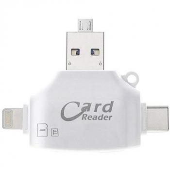 4-in-1 Kartenleser für MicroSD/SD