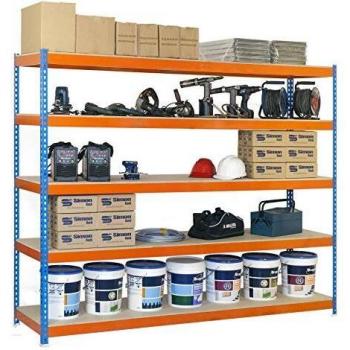 Etagère multi-supports SIMONFORTE 1804-5 Chipboard 2m×1.8m×45cm