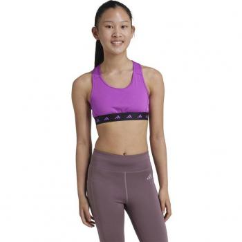 Sujetador deportivo blanco adidas techfit para niña talla 12