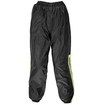 GMS Douglas Pantaloni Antipioggia Moto Nero Giallo Fluo 10XL