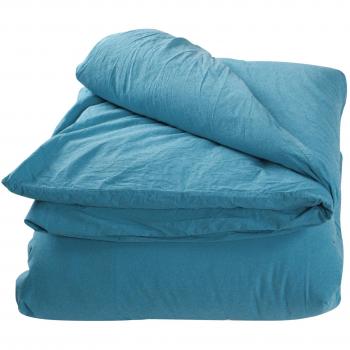 Housse de couette Palace, Coton, 200 x 200 cm, Bleu ciel