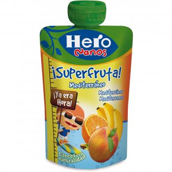Hero Baby Mi Fruta Bolsita de Fruta sabor Mediterráneo