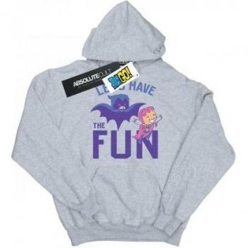 Mädchen Kapuzenpullover Teen Titans Go Let's Have Fun 9-11 Jahre weiß