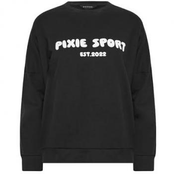 Mini PixieSport Women’s Black Sweat‑Shirt